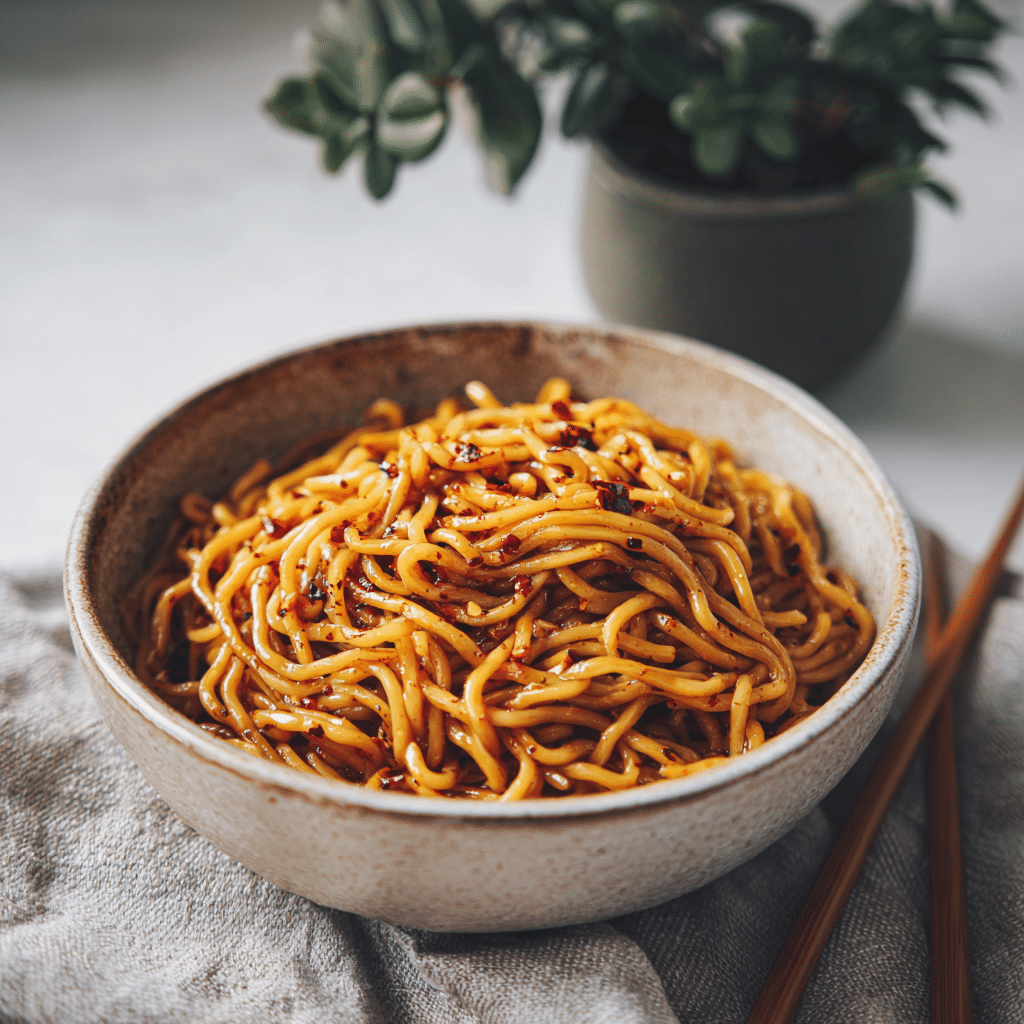 Chili Oil Noodles Recipe - Recipe Image