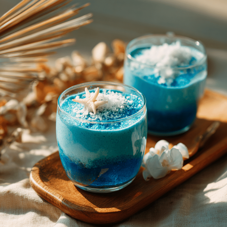 Blue Spirulina Coconut Pudding: Ocean Magic Recipe
