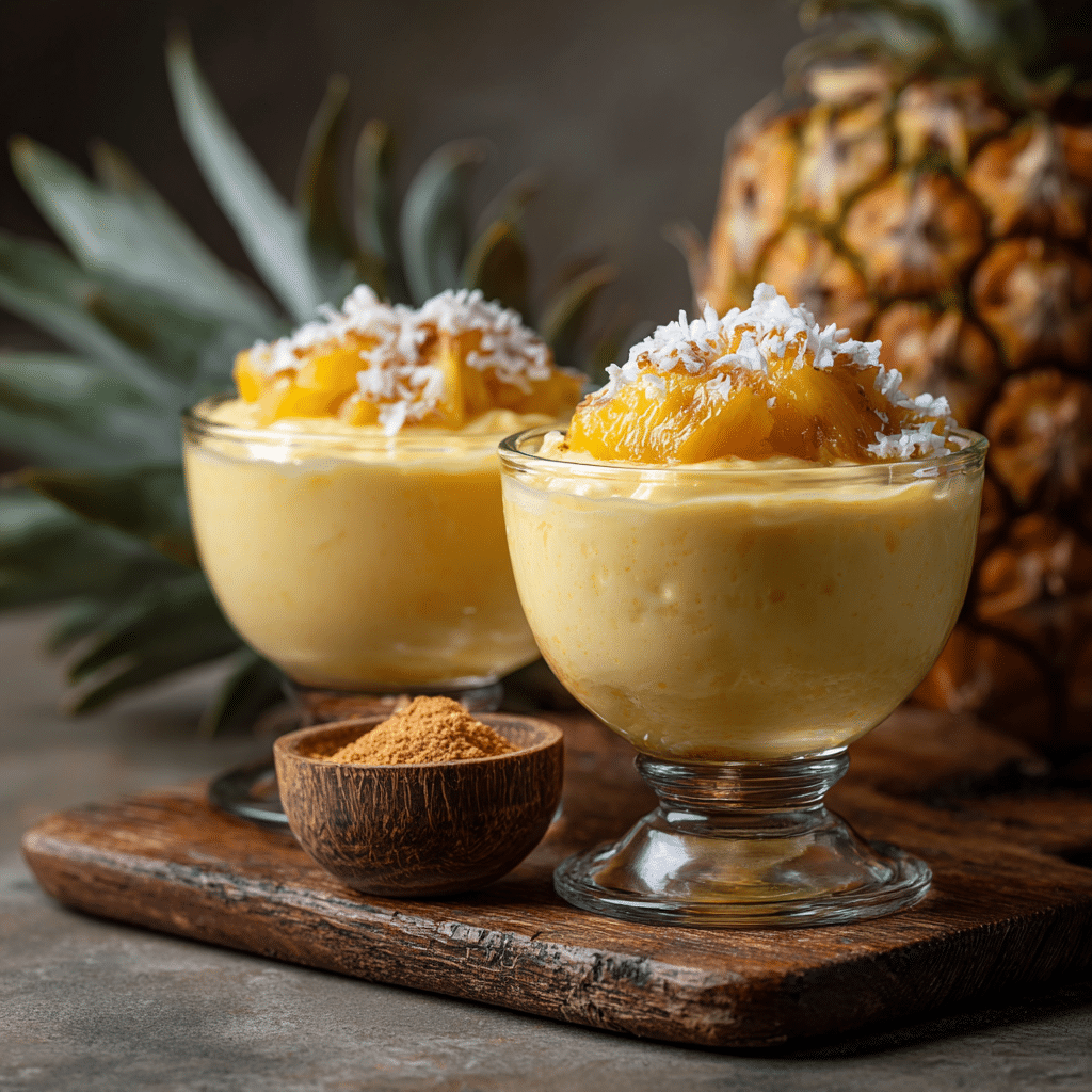 Turmeric Pineapple Pudding: Golden Glow Dessert Recipe