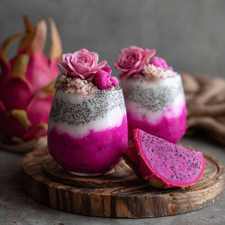 Dragon Fruit Chia Cloud Cups: Pink Magic Recipe
