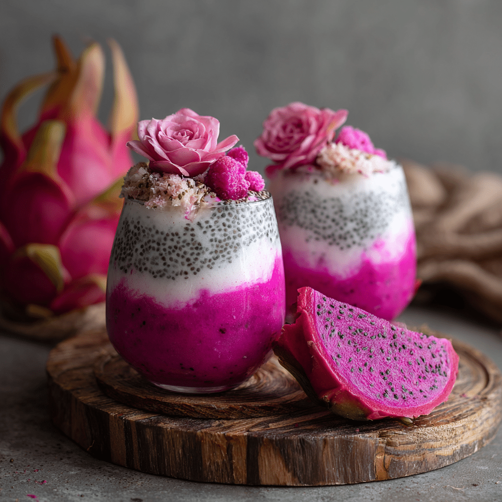 Dragon Fruit Chia Cloud Cups: Pink Magic Recipe