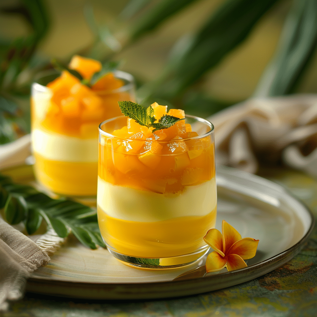 Golden Beet Panna Cotta: Sunset Dessert Recipe - Recipe Image