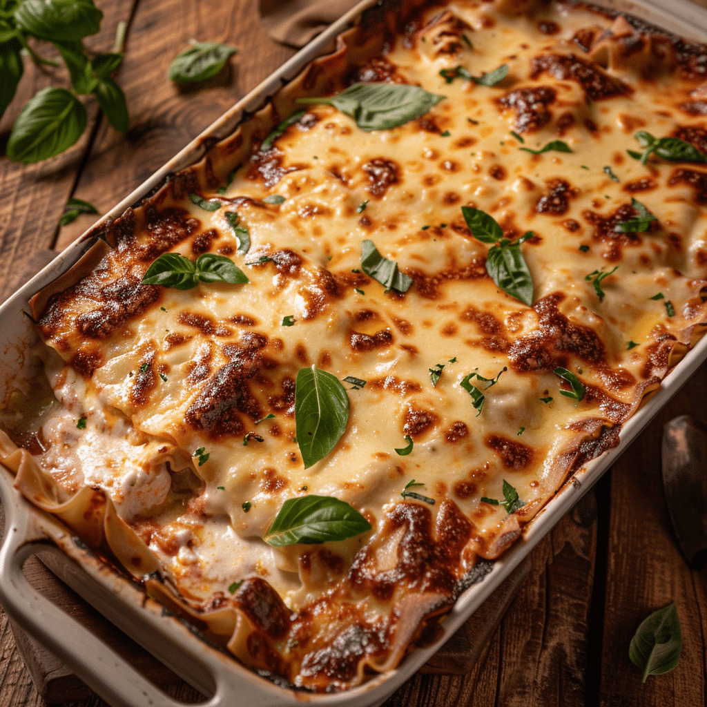 Family-Style Creamy Lasagna Recipe
