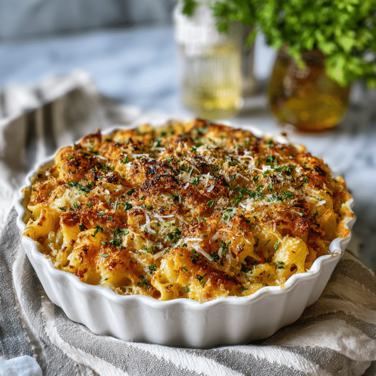 Truffle Mac & Cheese Bake – Ultimate Comfort Luxury Recipe