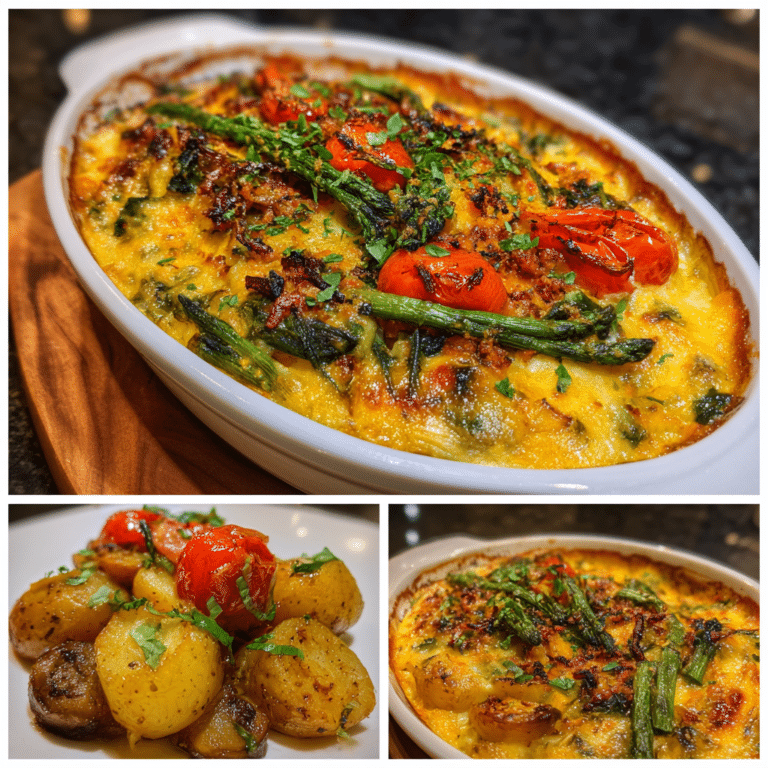 Baked Cheese & Vegetable Casserole Recipe