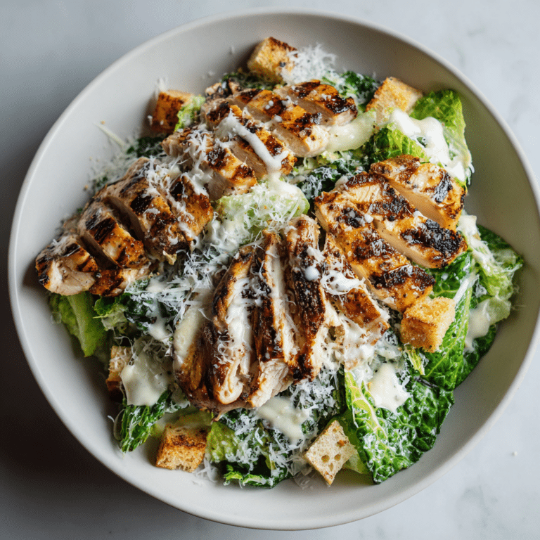 Grilled Chicken Caesar Salad Recipe