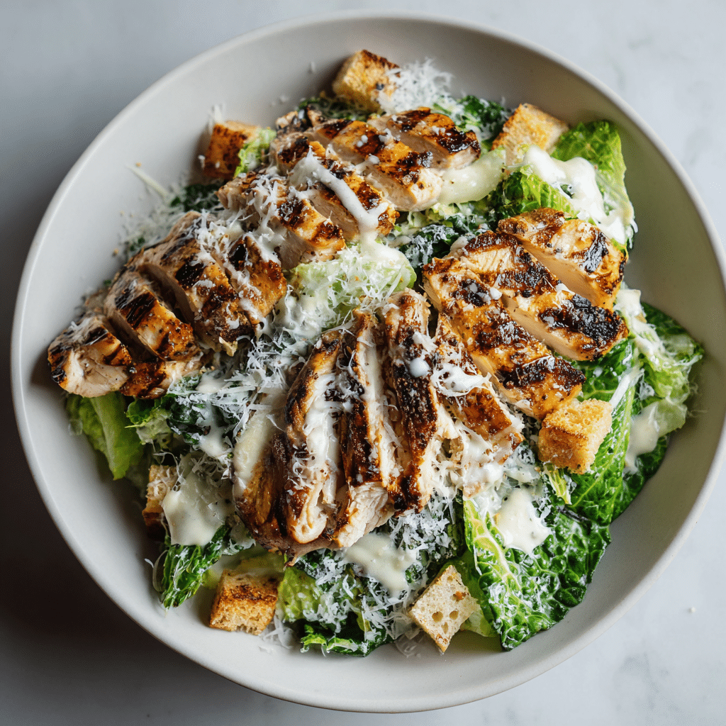 Grilled Chicken Caesar Salad Recipe
