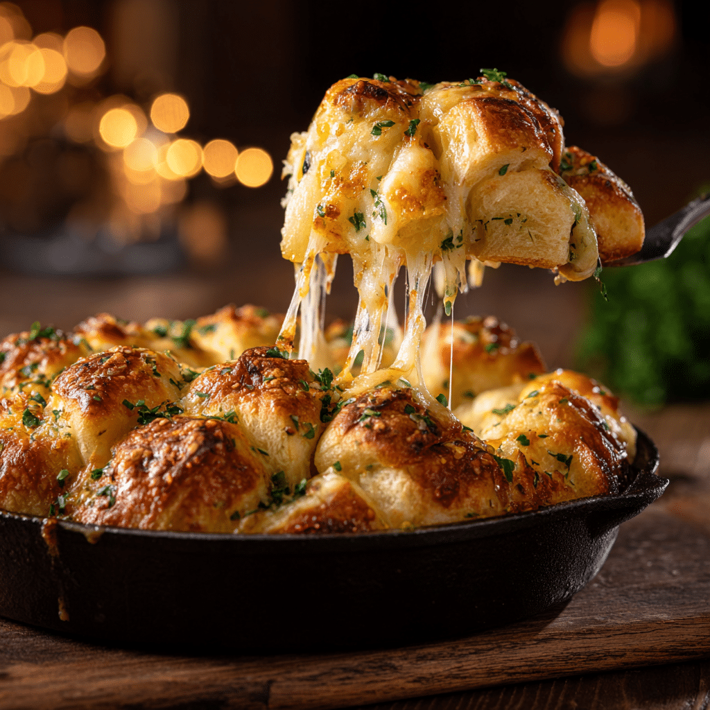 Cheesy Garlic Pull-Apart Bread Recipe - Recipe Image