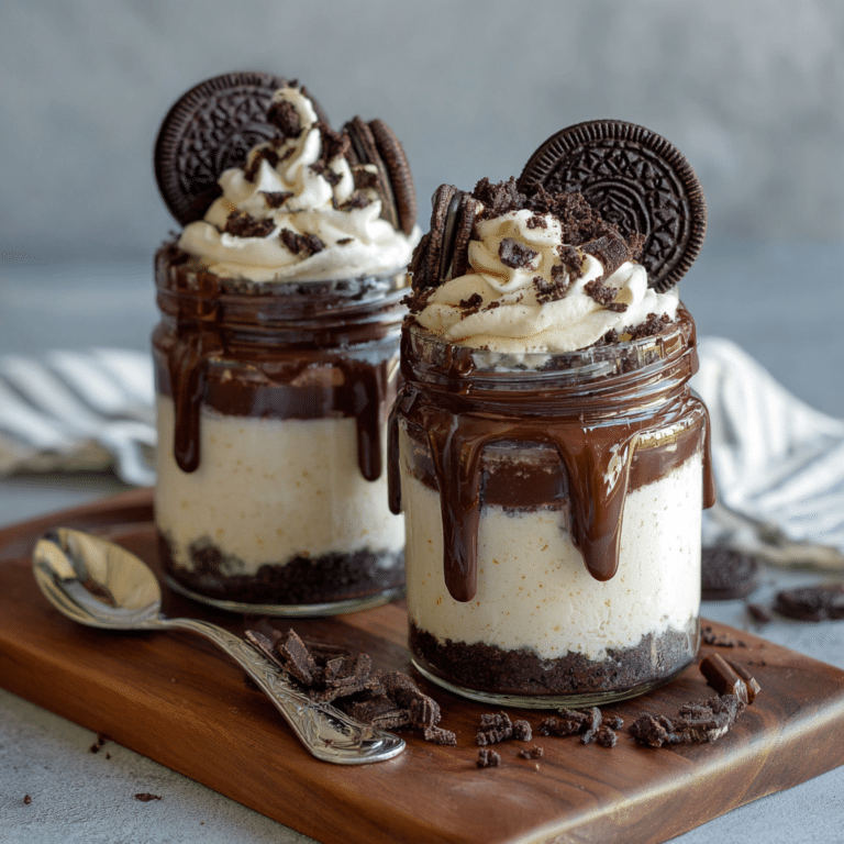 Oreo Cheesecake Jars Recipe