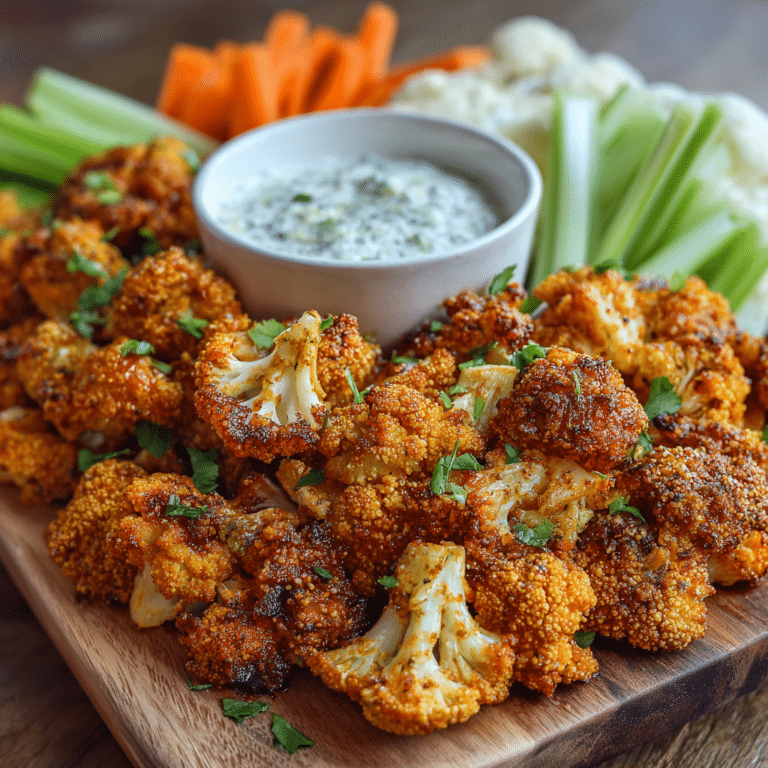 Buffalo Cauliflower Bites Recipe