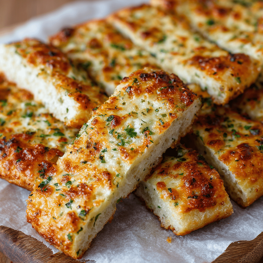 Cheesy Garlic Breadsticks Recipe - Recipe Image
