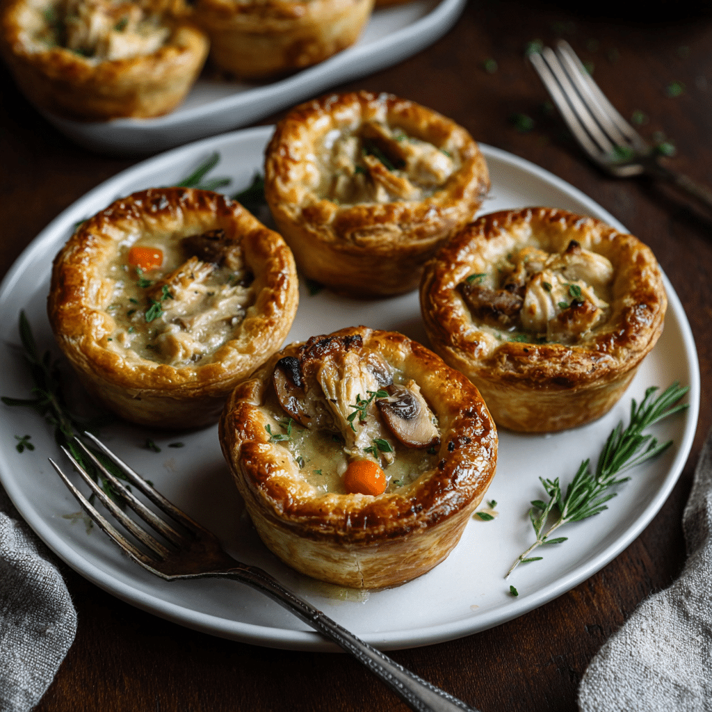 Mini Chicken Pot Pies Recipe