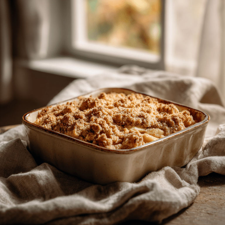 Apple Cinnamon Crumble Recipe