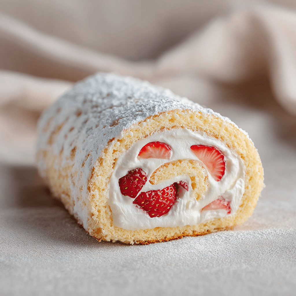 Strawberry Cream Roll Recipe