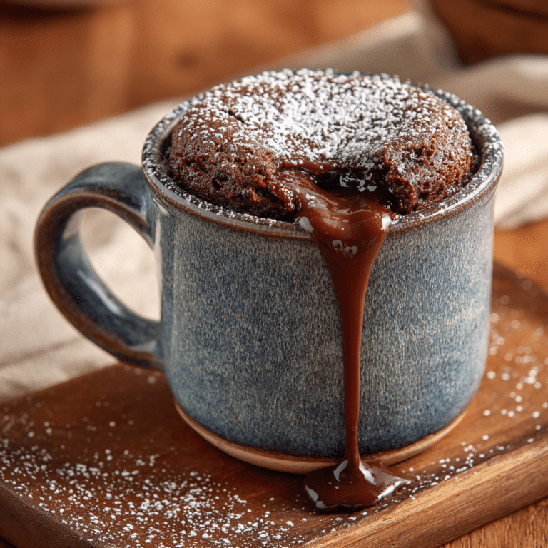 Chocolate Lava Mug Cake Recipe