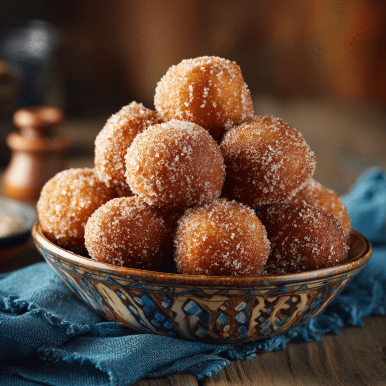 Cinnamon Sugar Donut Holes Recipe