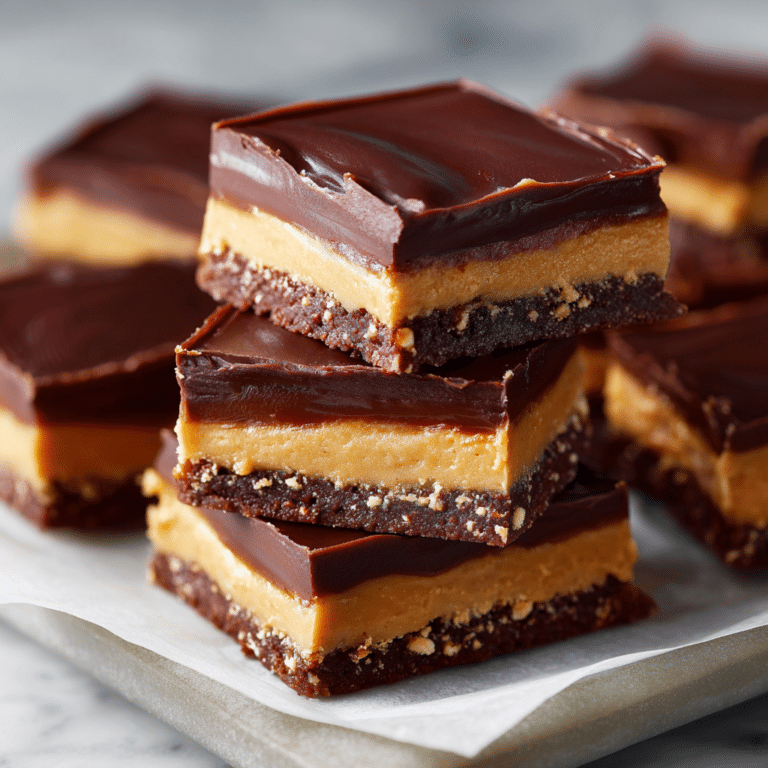No-Bake Chocolate Peanut Butter Bars Recipe