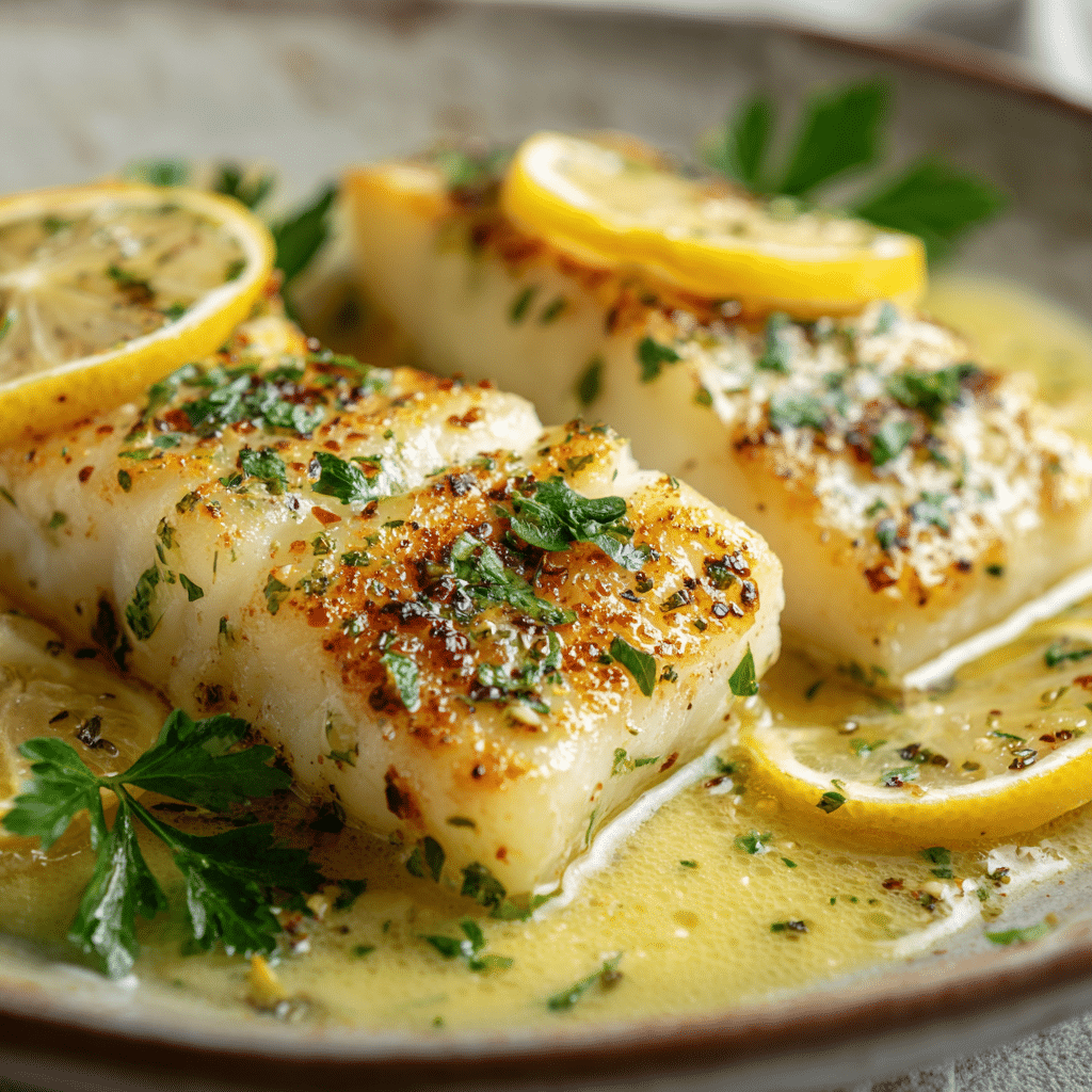 Lemon Butter Garlic Fish Recipe