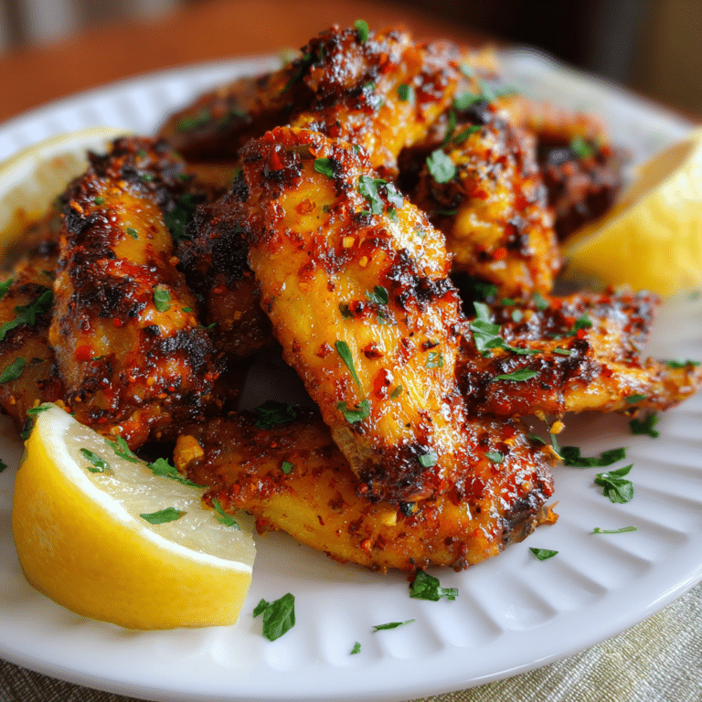 Spicy Lemon Pepper Chicken Wings Recipe