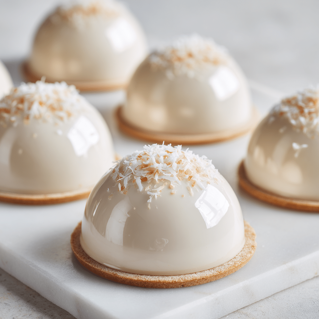 Coconut Vanilla Pearl Domes Recipe
