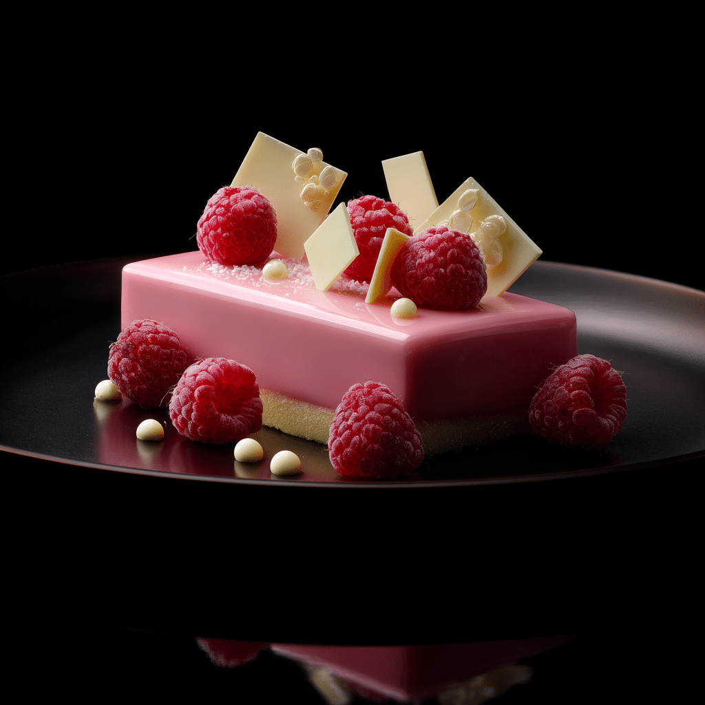 White Chocolate Raspberry Mirror Cake Recipe