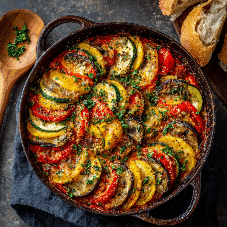 Oven-Baked Ratatouille Casserole Recipe