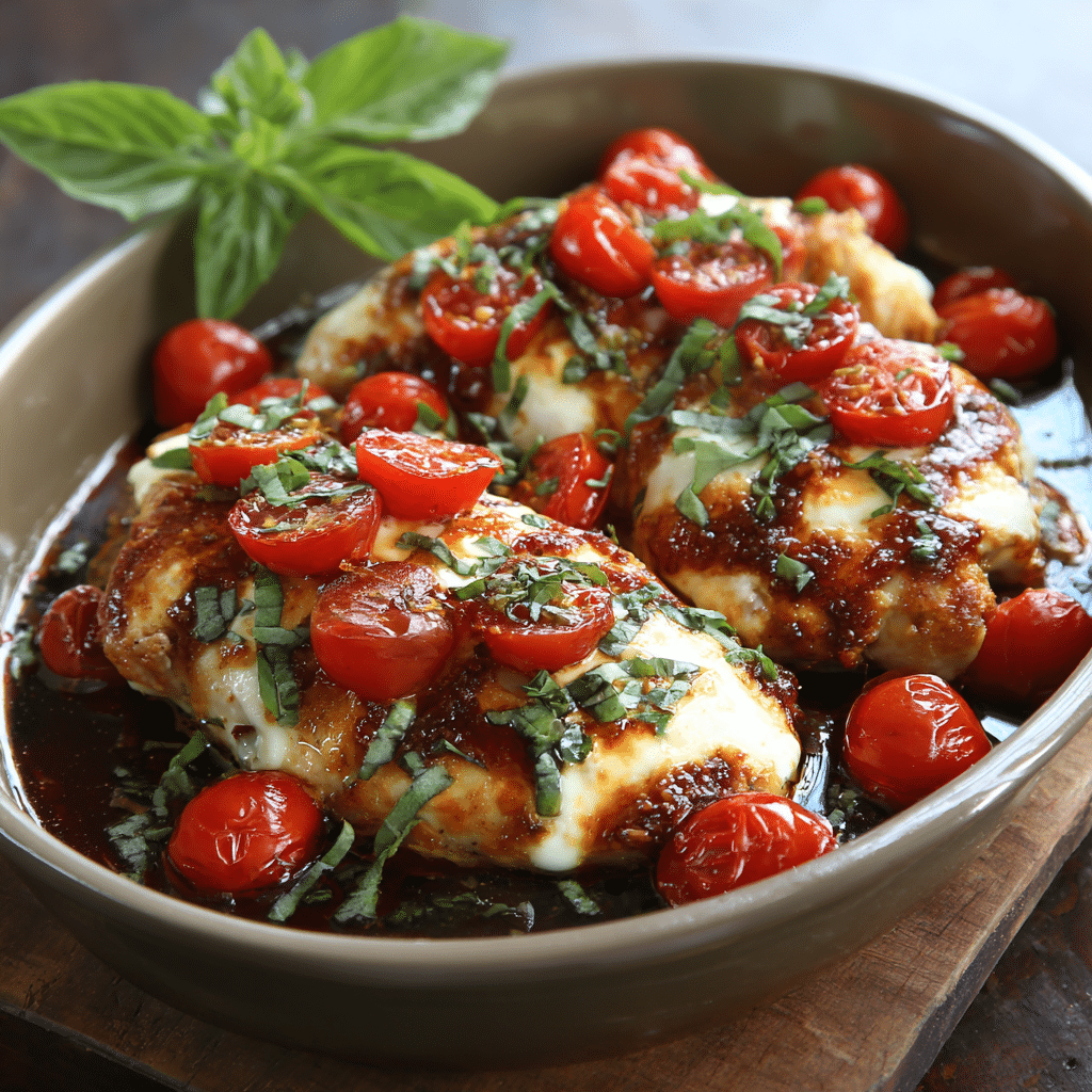Oven-Baked Caprese Chicken Recipe