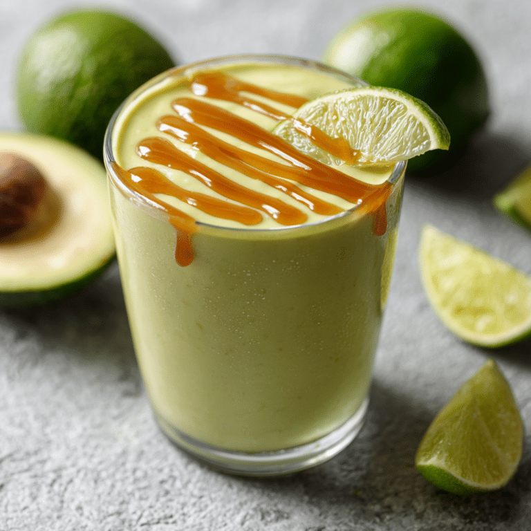 Avocado Honey Lime Smoothie Recipe