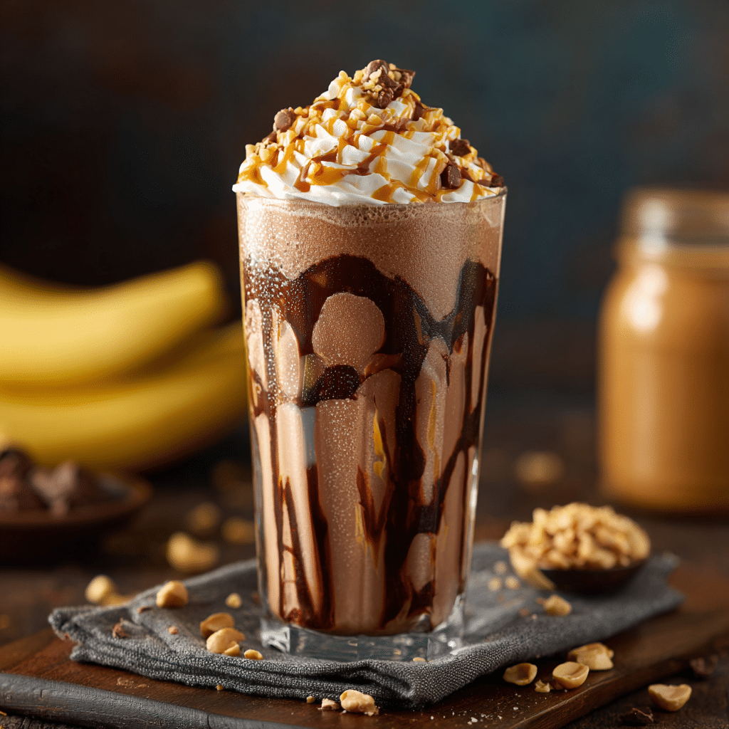 Chocolate Peanut Butter Banana Shake Recipe