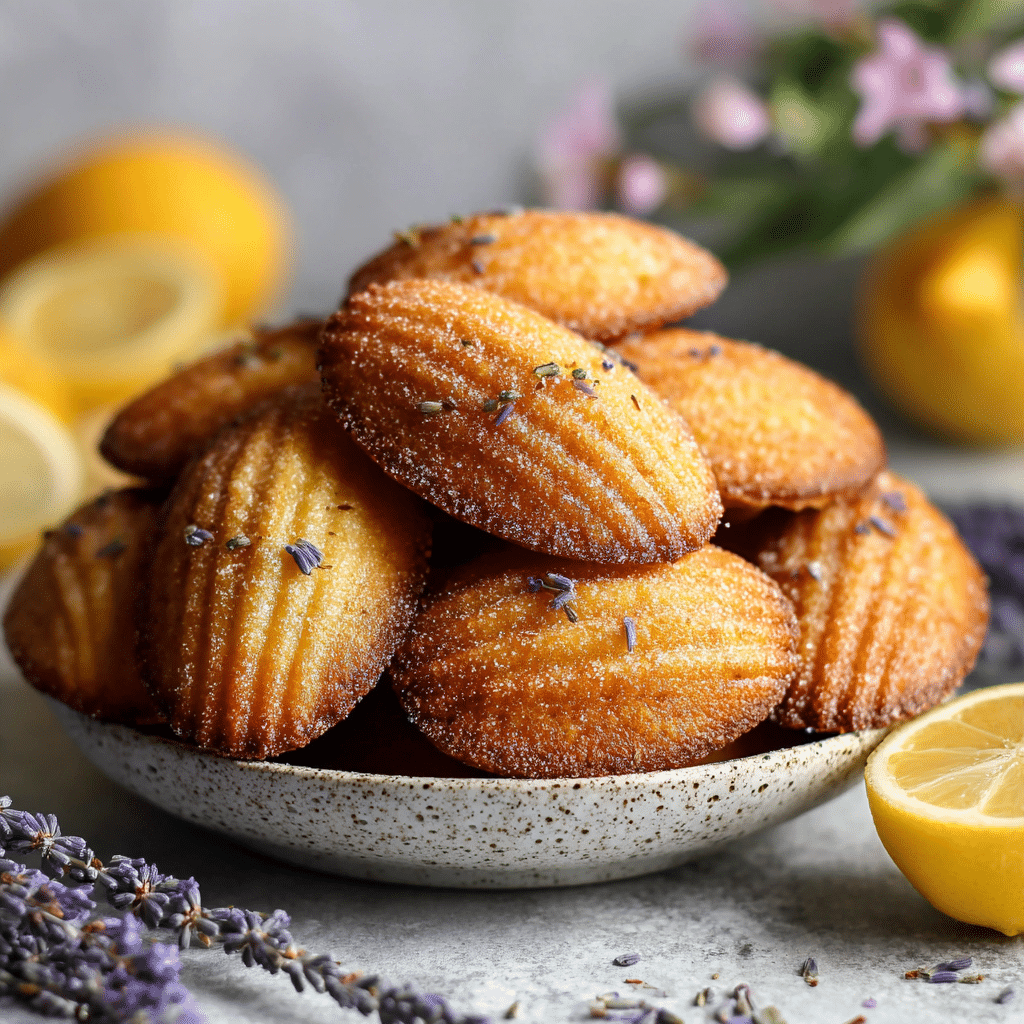 Lemon Lavender Madeleines Recipe - Recipe Image