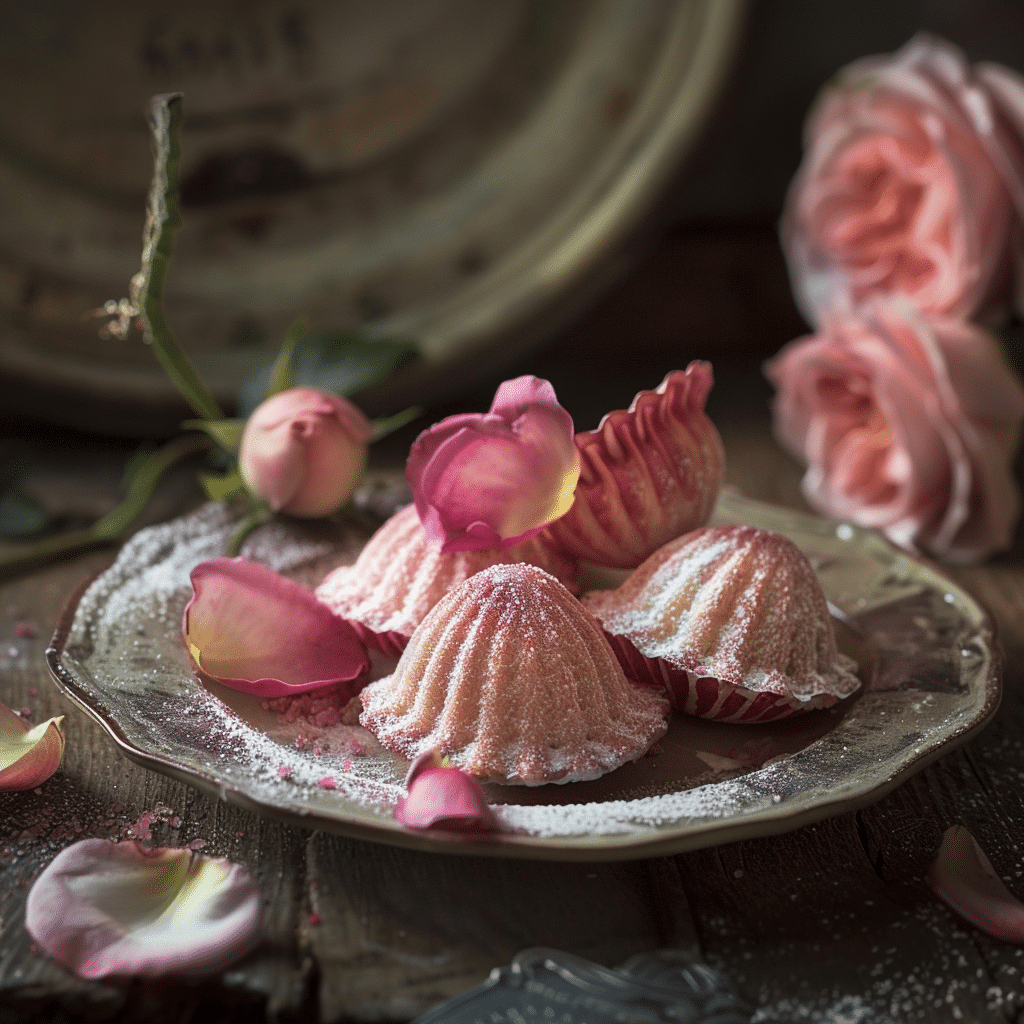 Strawberry Rose Madeleines Recipe - Recipe Image