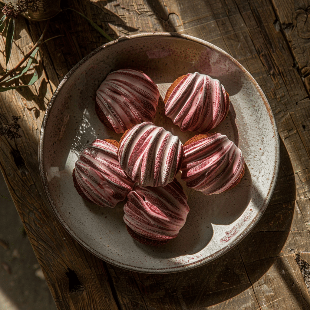 Chocolate Strawberry Swirl Madeleines Recipe - Recipe Image