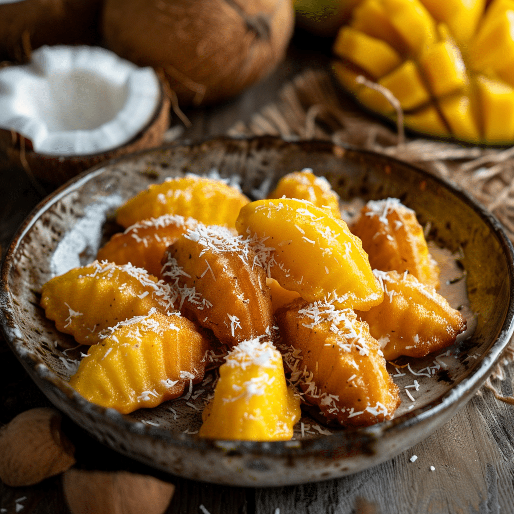 Mango Coconut Madeleines Recipe - Recipe Image