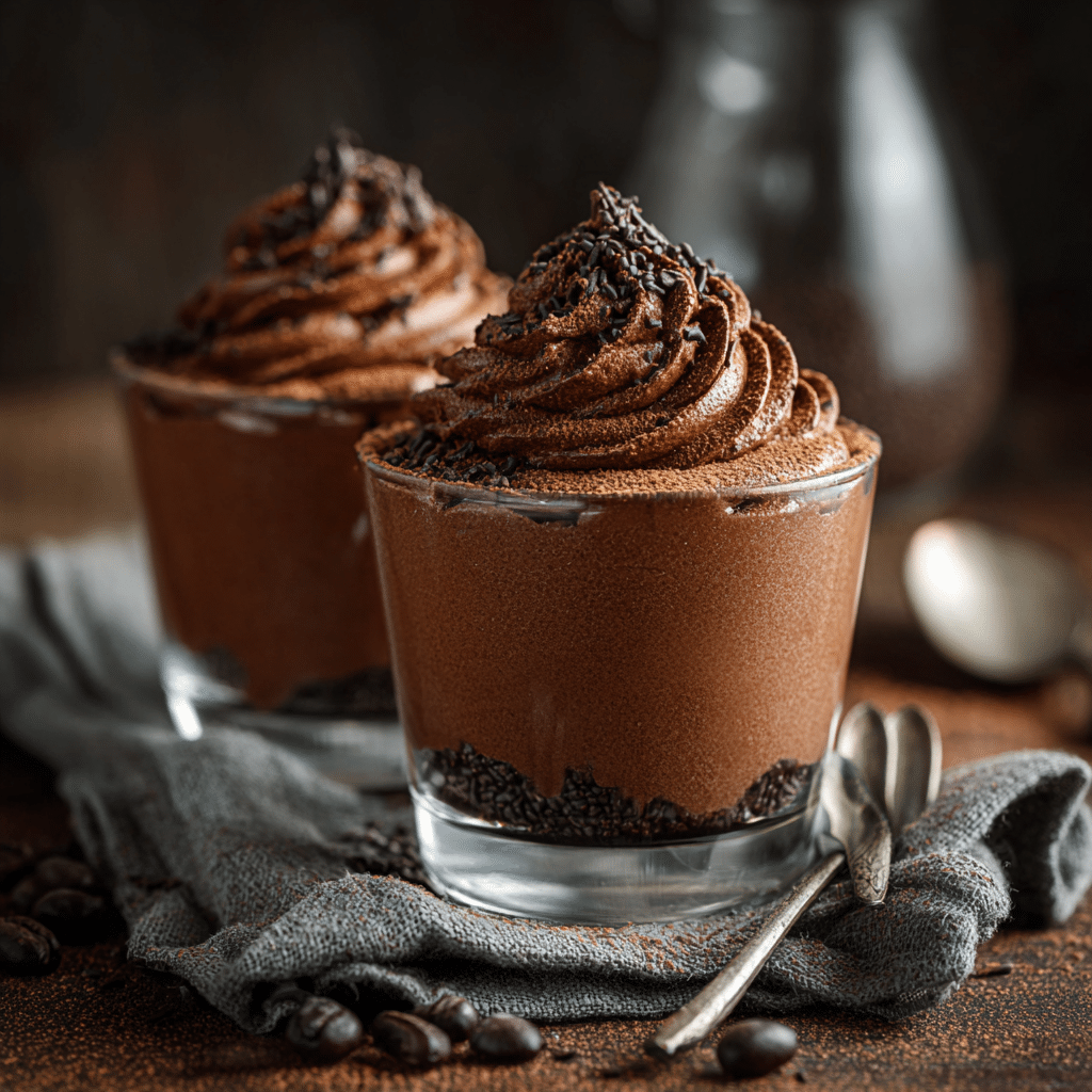 Cacao Avocado Mousse: Dark Creamy Delight Recipe - Recipe Image