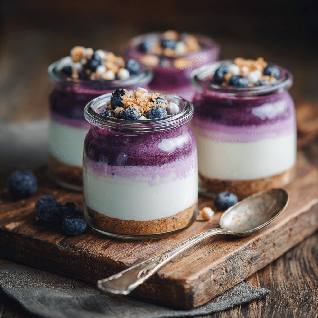 Purple Carrot & Blueberry Yogurt Cups: Vibrant Duo Recipe - Recipe Image