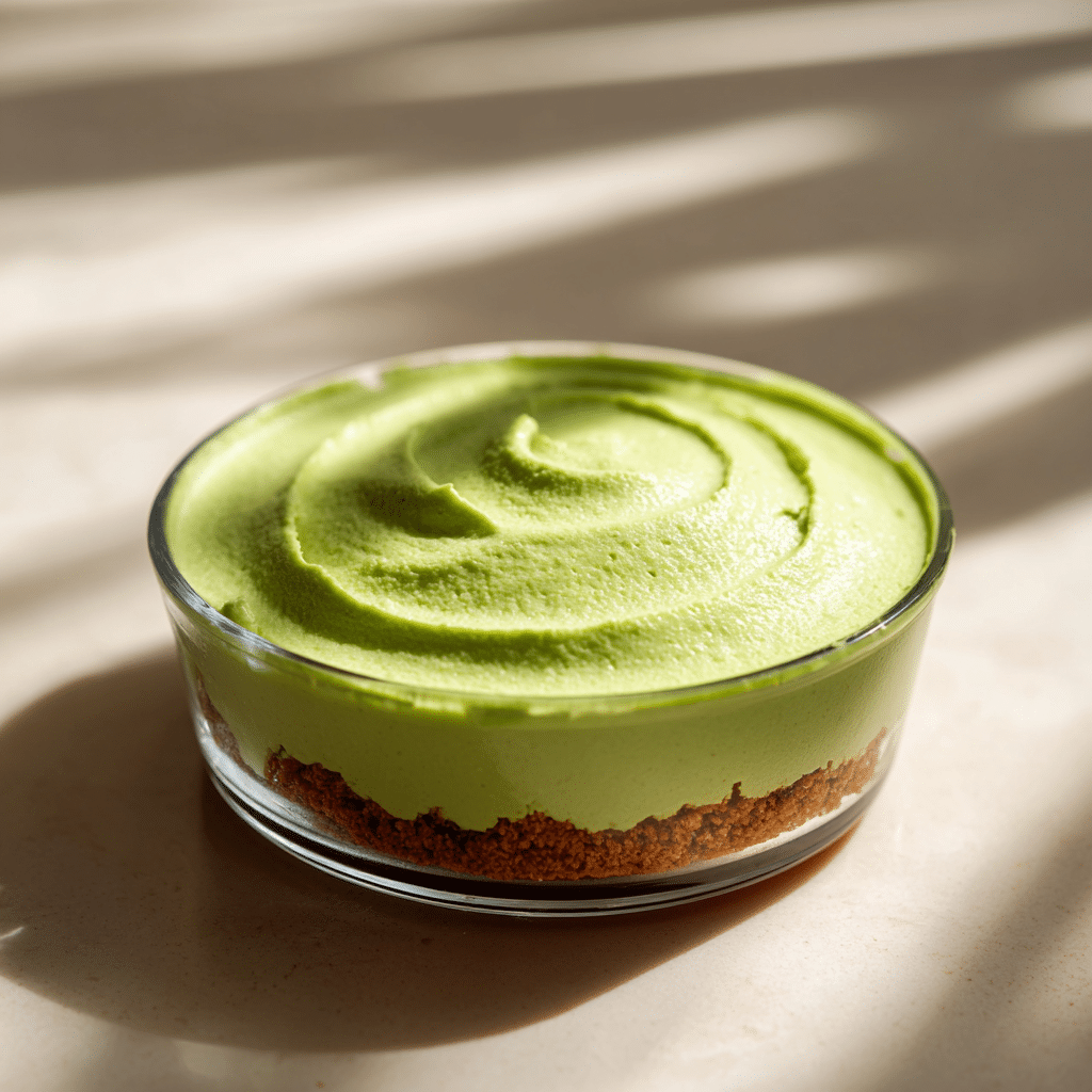 Avocado Lime Frozen Pie: Green Citrus Magic Recipe - Recipe Image