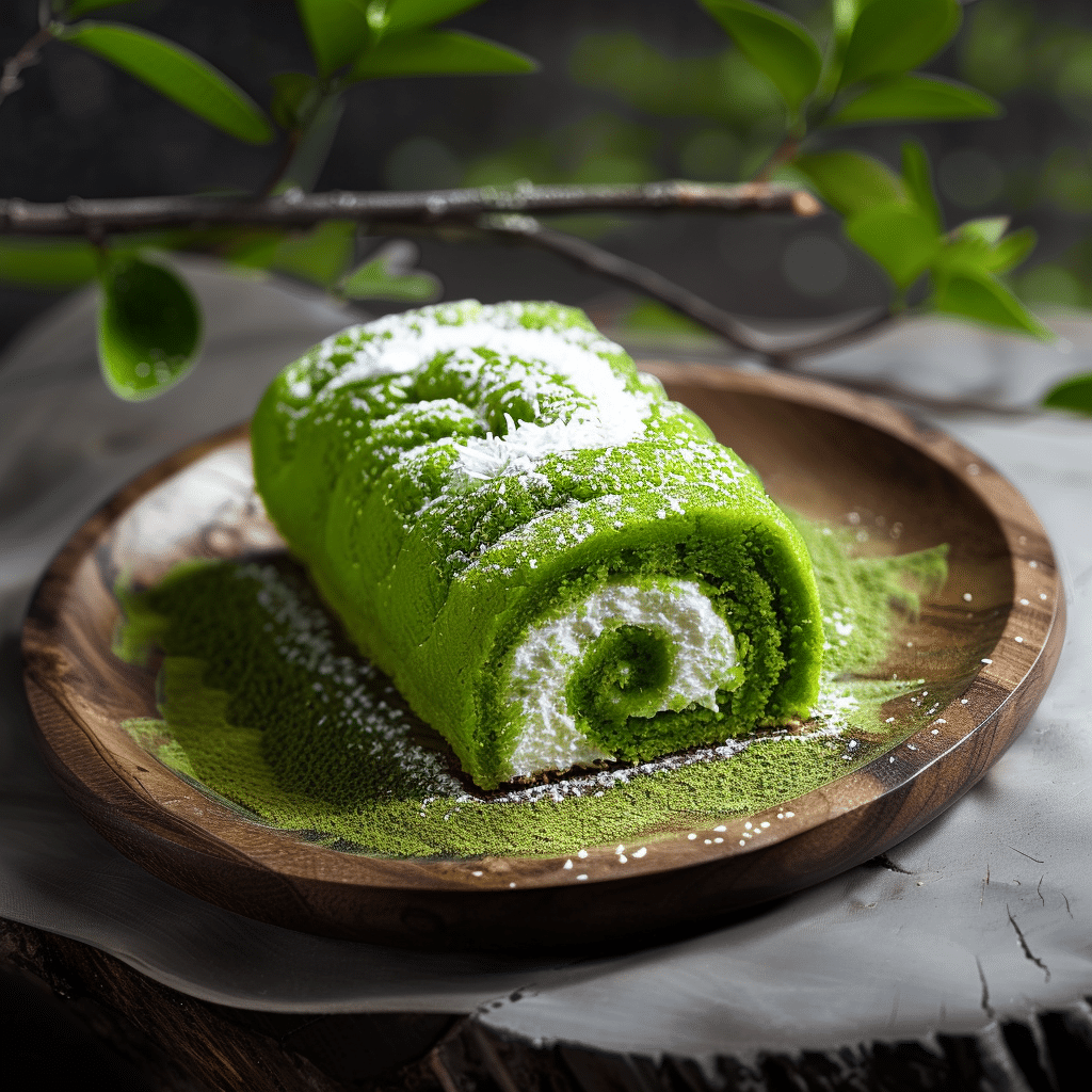 Matcha Coconut Roll: Green Velvet Delight Recipe - Recipe Image
