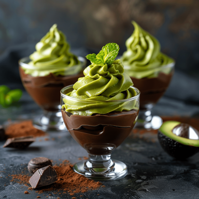 Chocolate Avocado Mousse: Deep Green Indulgence Recipe