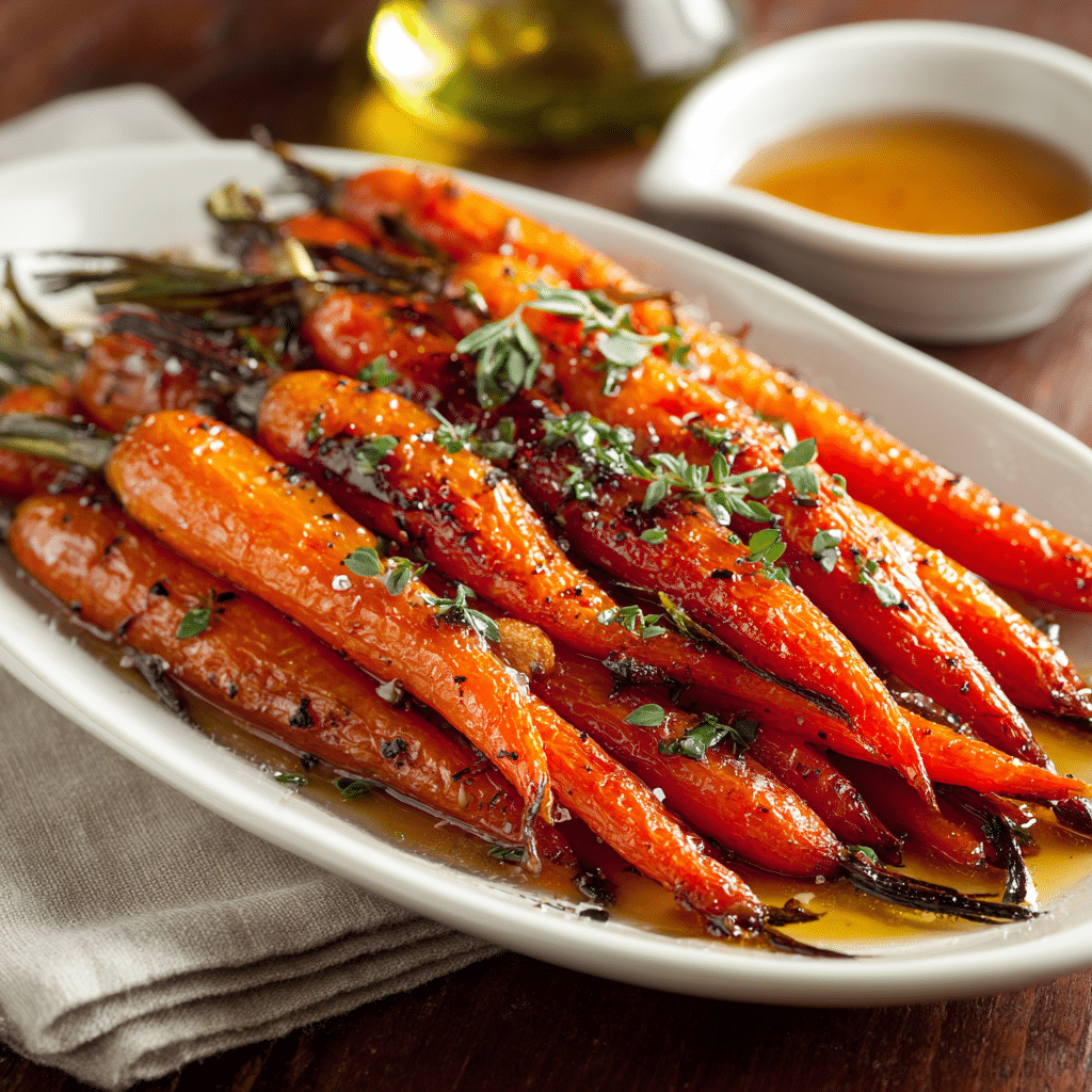 Honey-Glazed Roasted Carrots Recipe - Recipe Image