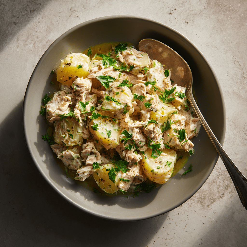 Tuna & Potato No-Bake Salad Recipe - Recipe Image