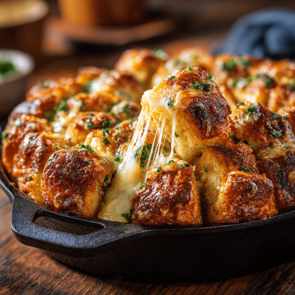 Cheesy Garlic Pull-Apart Bread Recipe - Recipe Image