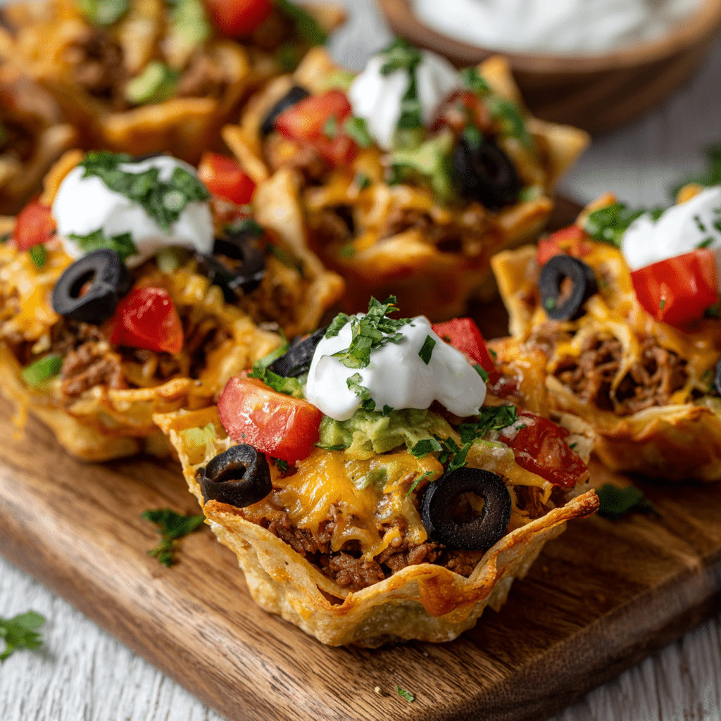 Loaded Nacho Cups Recipe - Recipe Image
