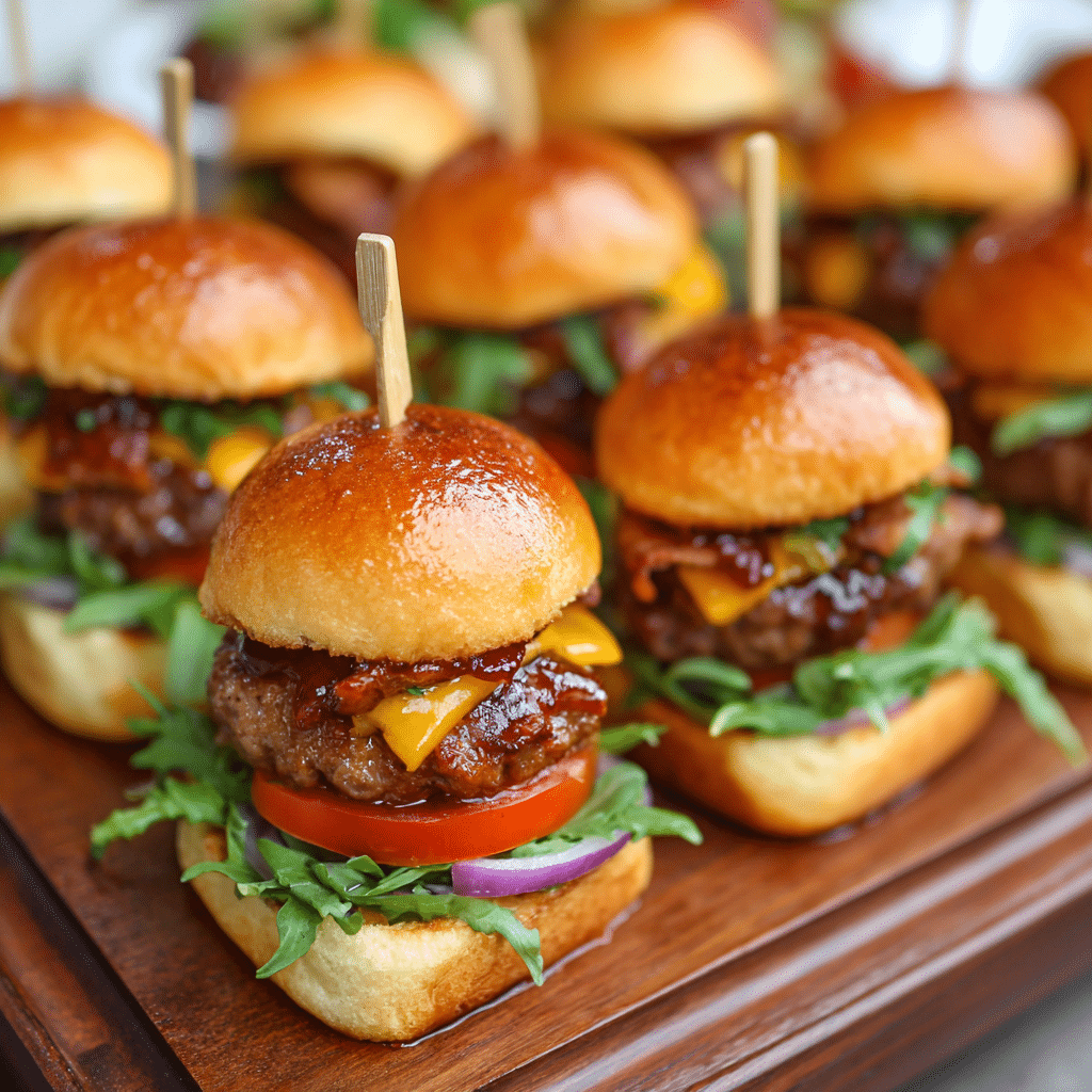 Mini Burger Sliders Recipe - Recipe Image