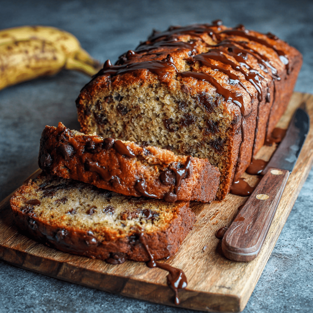 Chocolate Chip Banana Bread Recipe - Recipe Image