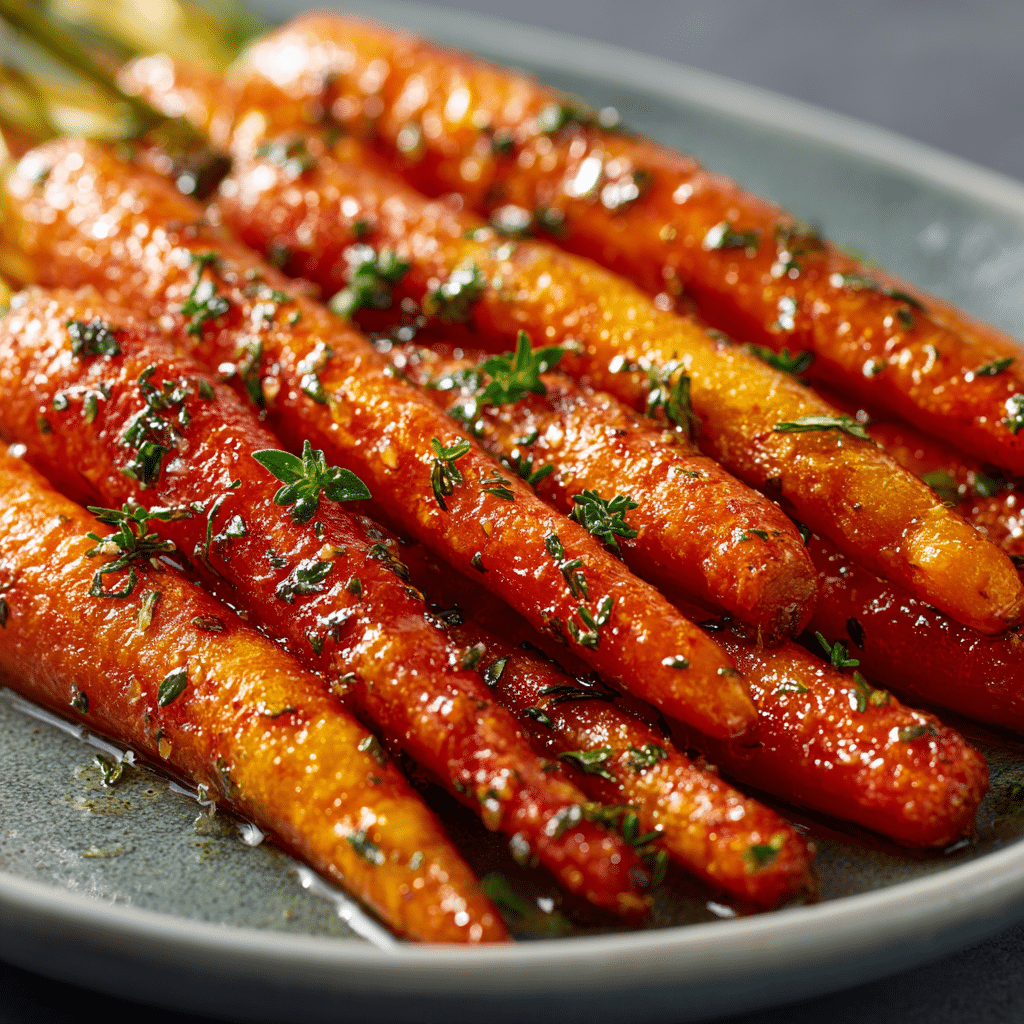 Garlic Parmesan Roasted Carrots Recipe - Recipe Image