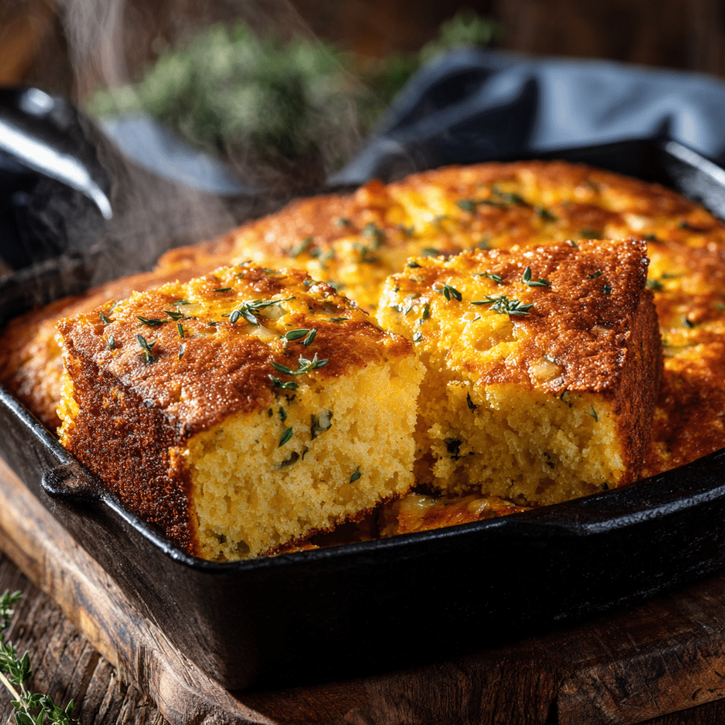 Savory Cornbread Bake Recipe - Recipe Image
