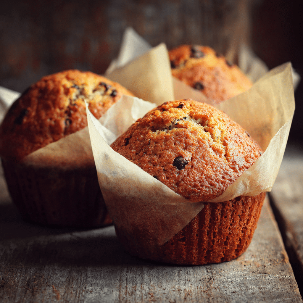 Banana Chocolate Chip Muffins Recipe - Recipe Image