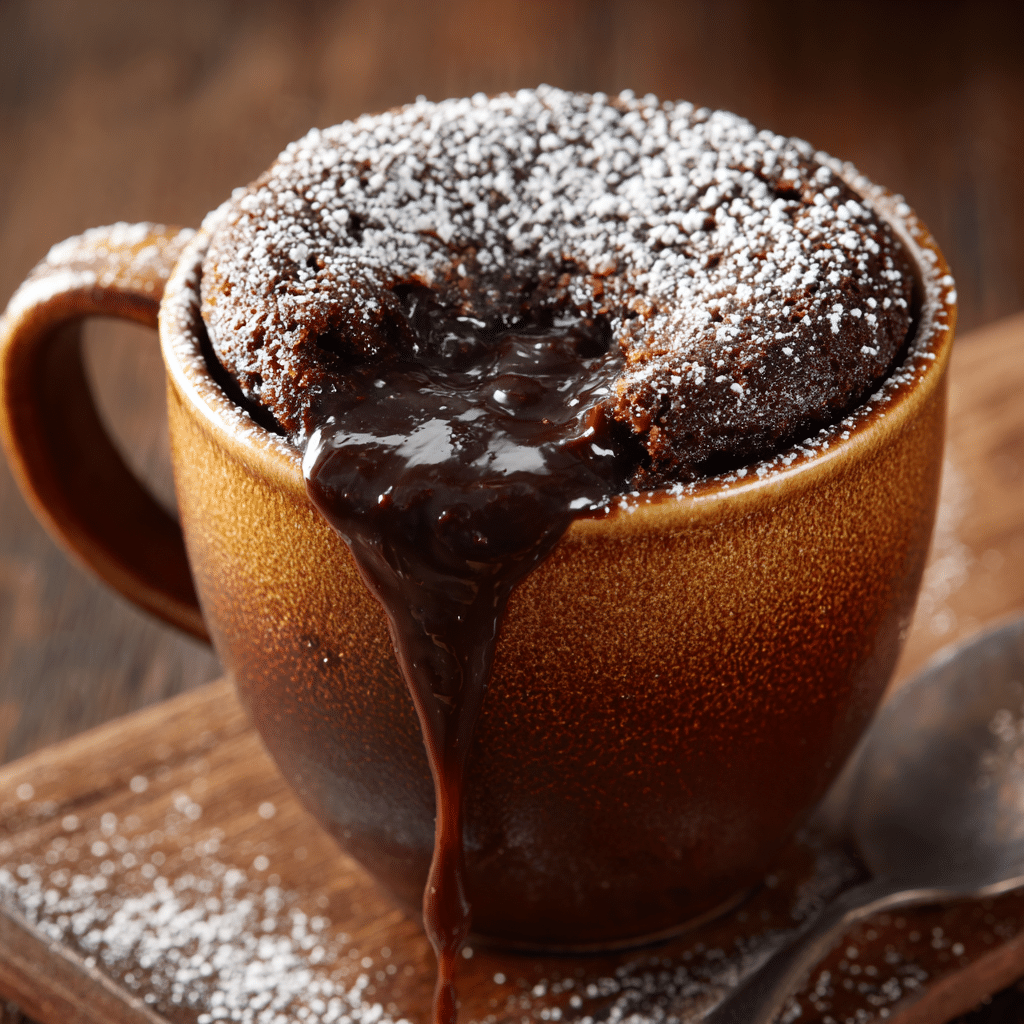 Chocolate Lava Mug Cake Recipe - Recipe Image