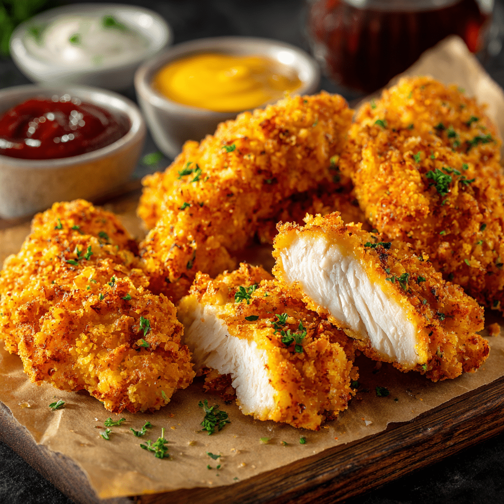 Crispy Chicken Tenders Recipe - Recipe Image
