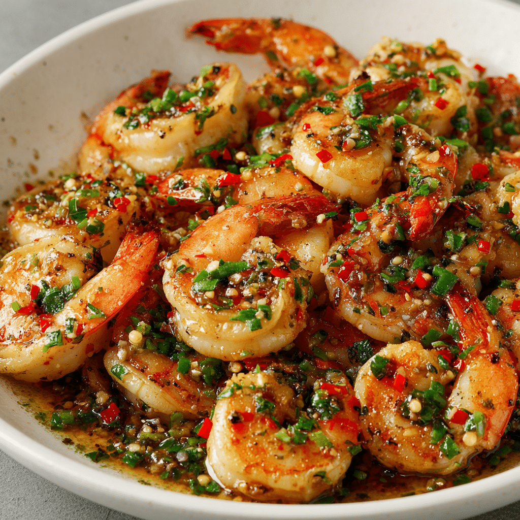 Spicy Garlic Shrimp Recipe - Recipe Image